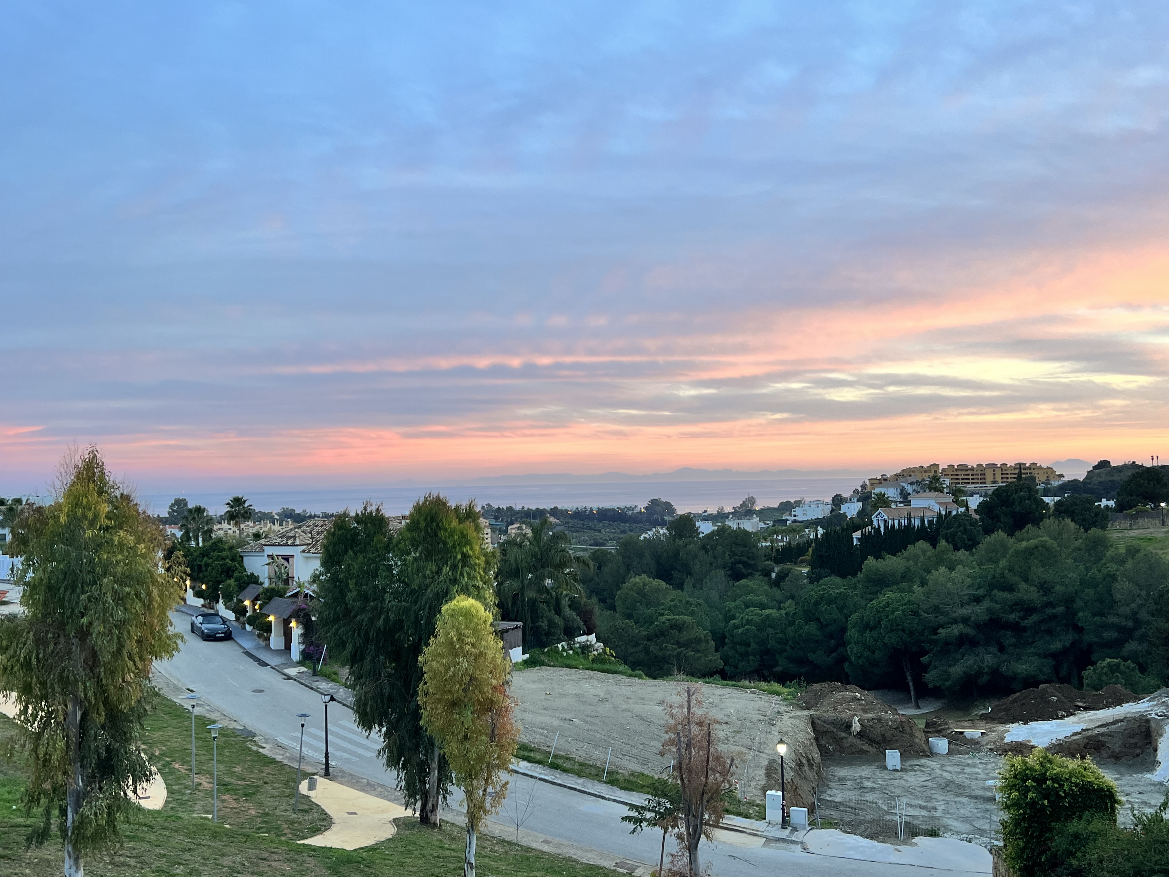 Vue panoramique sur la mer